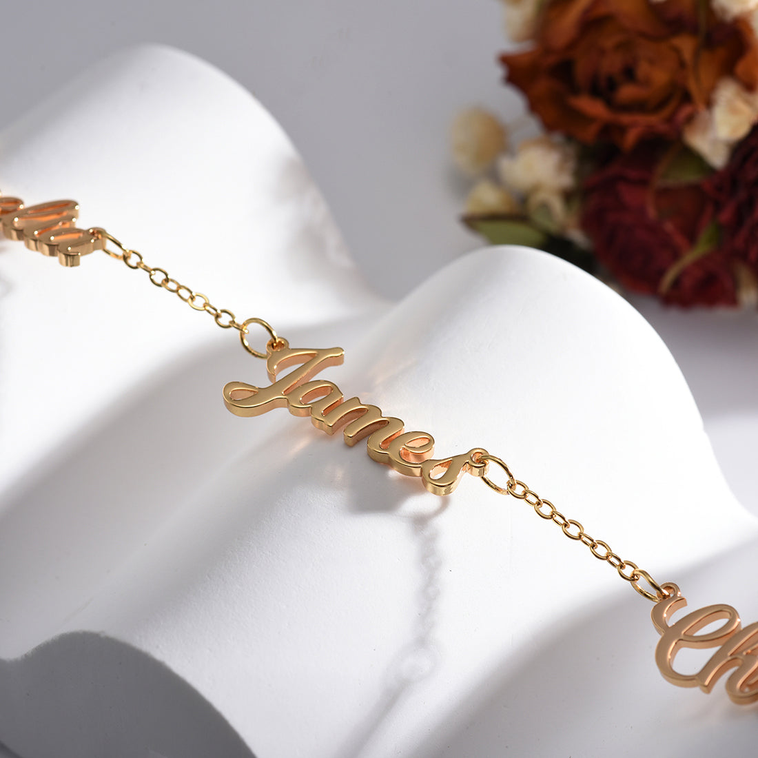 "Always Close to Her Heart" – Personalized Name Necklace