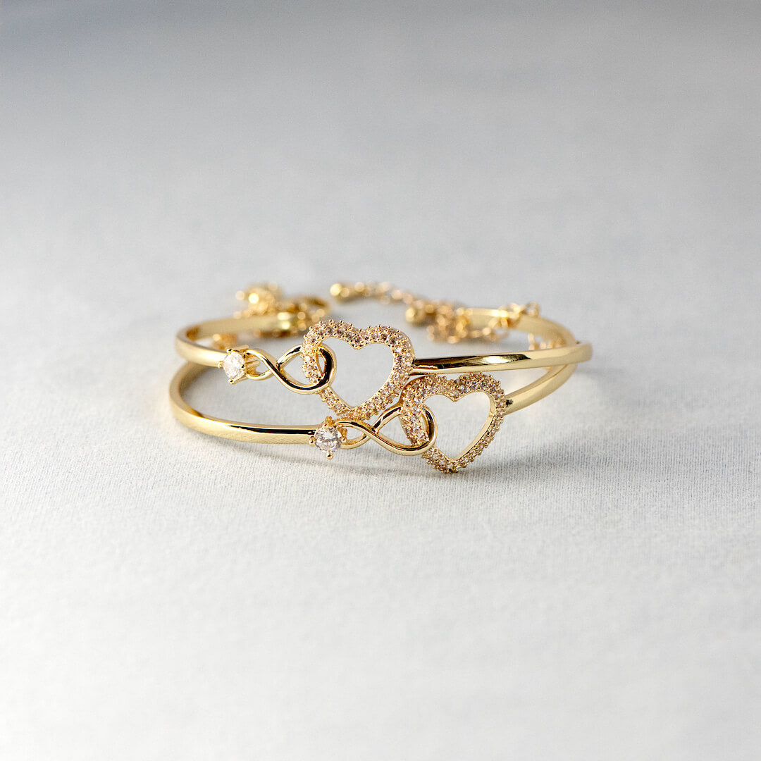 For Granddaughter- The Grandmother-Granddaughter bond is a Knot tied Infinite Heart Bracelet