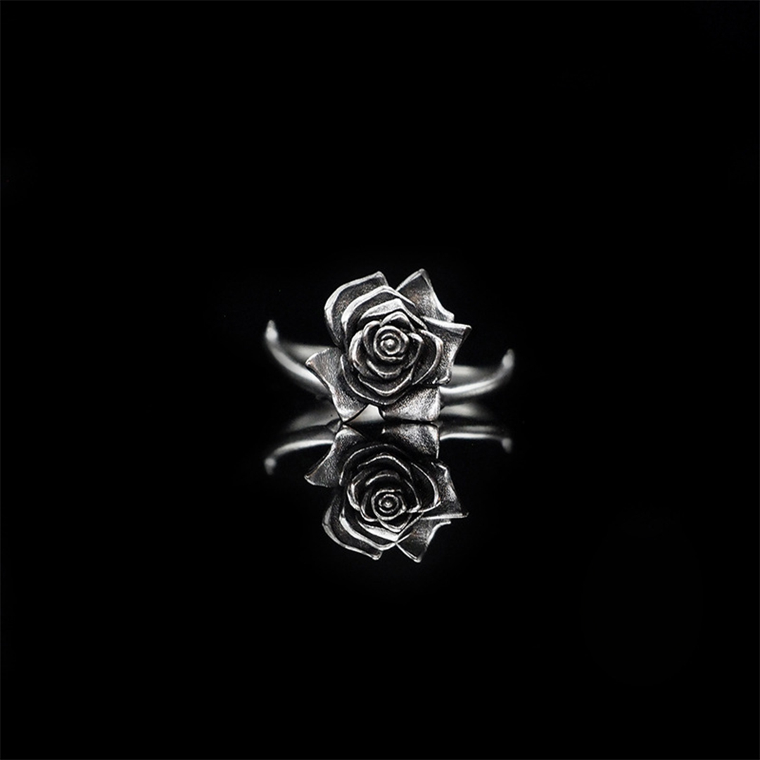  Strong as fuck Black rose Ring