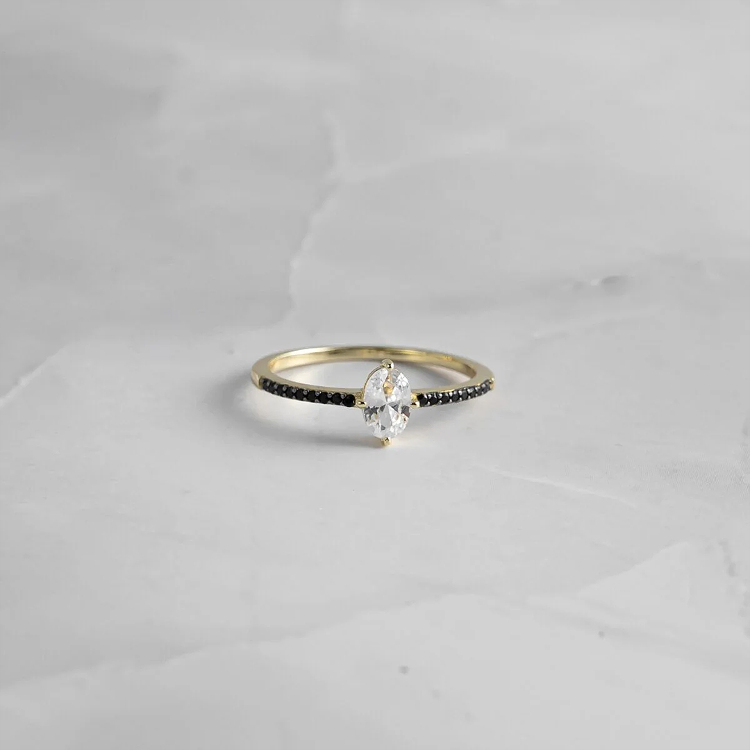 925 Silver Marquise Engagement Ring