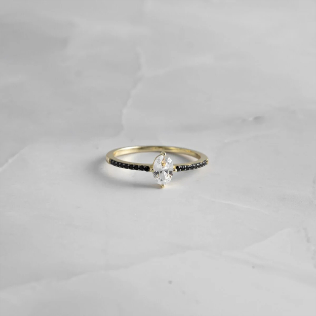 925 Silver Marquise Engagement Ring