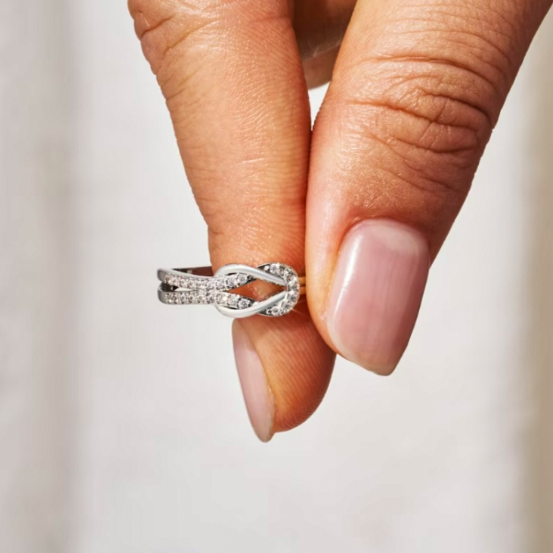 For Self - I Am Choosing My Peace Love Knot Ring