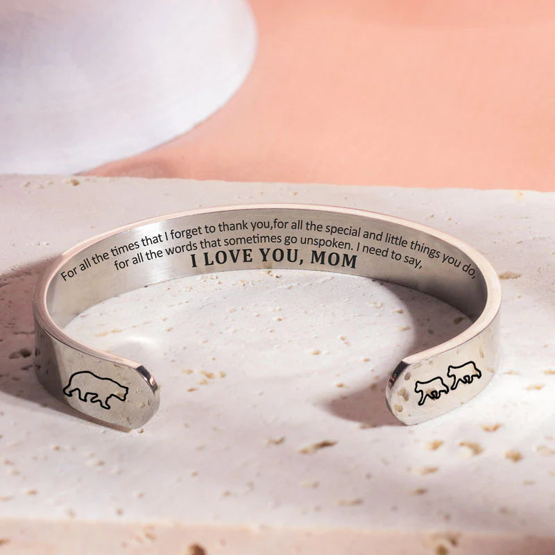 For Mom - Mama Bear Bold Bracelet