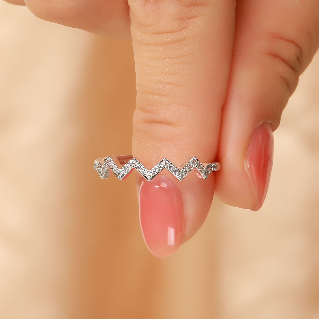 For Daughter-Mother River Engraved Ring