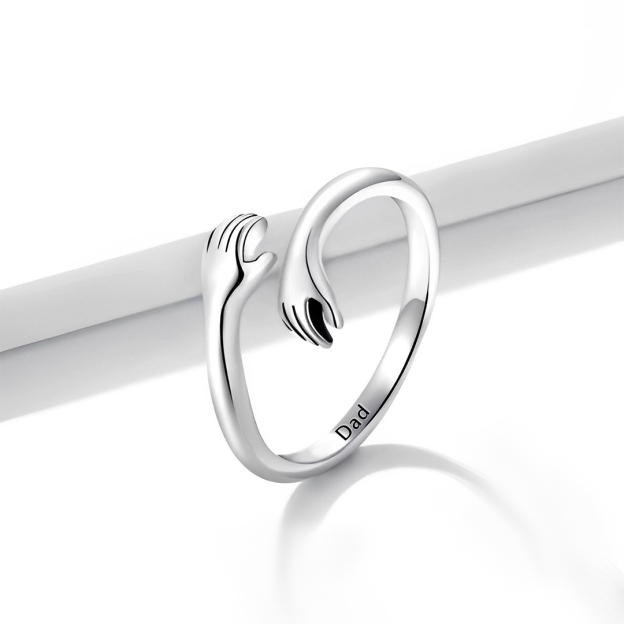 For Memorial - S925 Hug From Heaven Custom Hug Ring