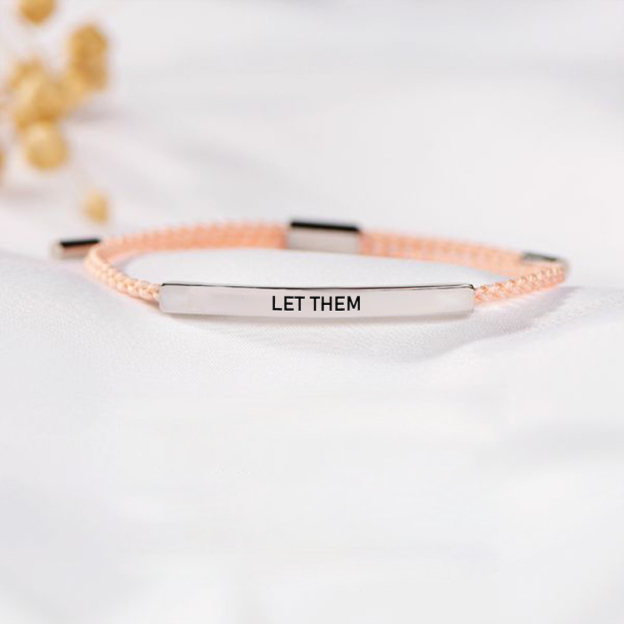 Let Them Tube Bracelet