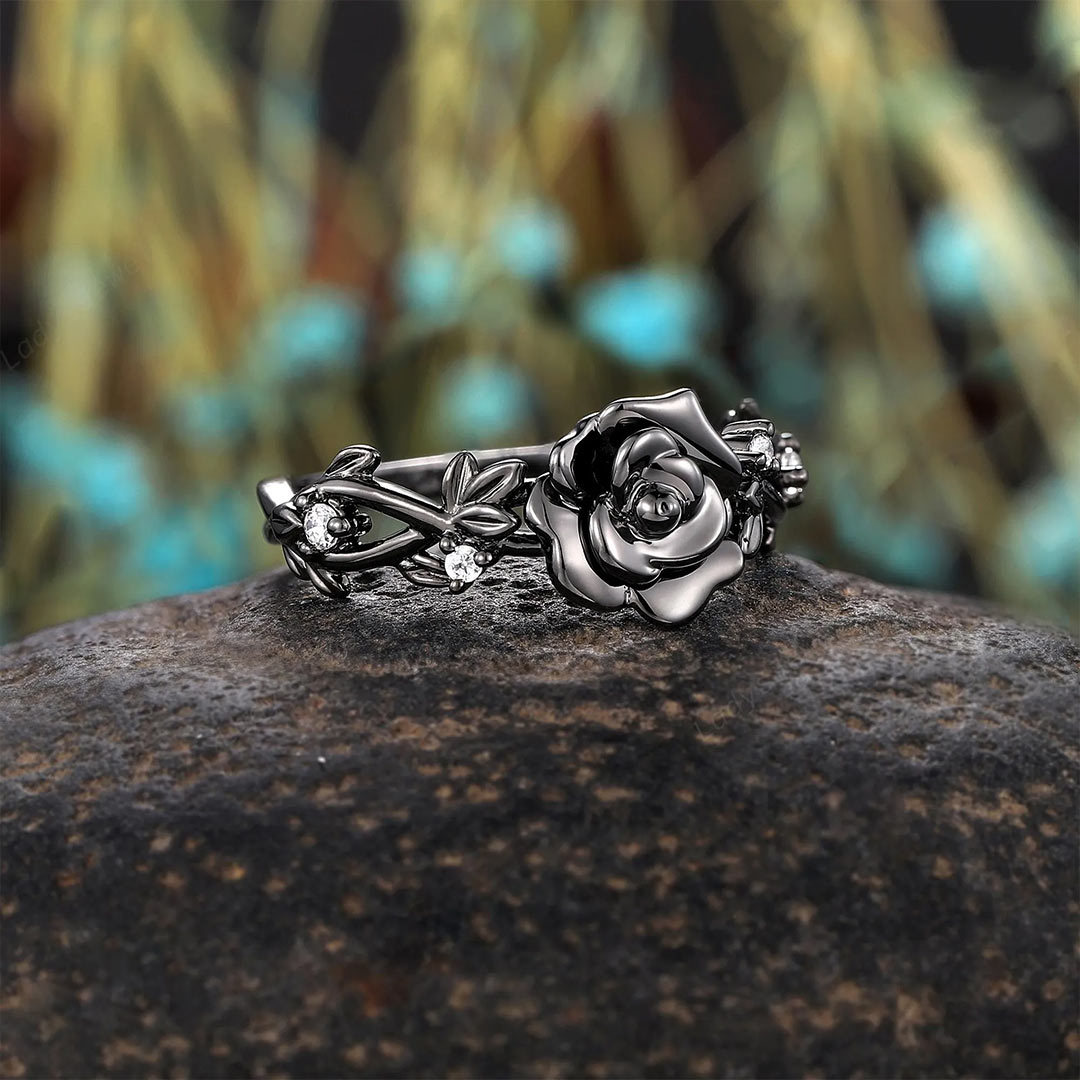 For Self-Self Love Nature Inspired Rose Ring