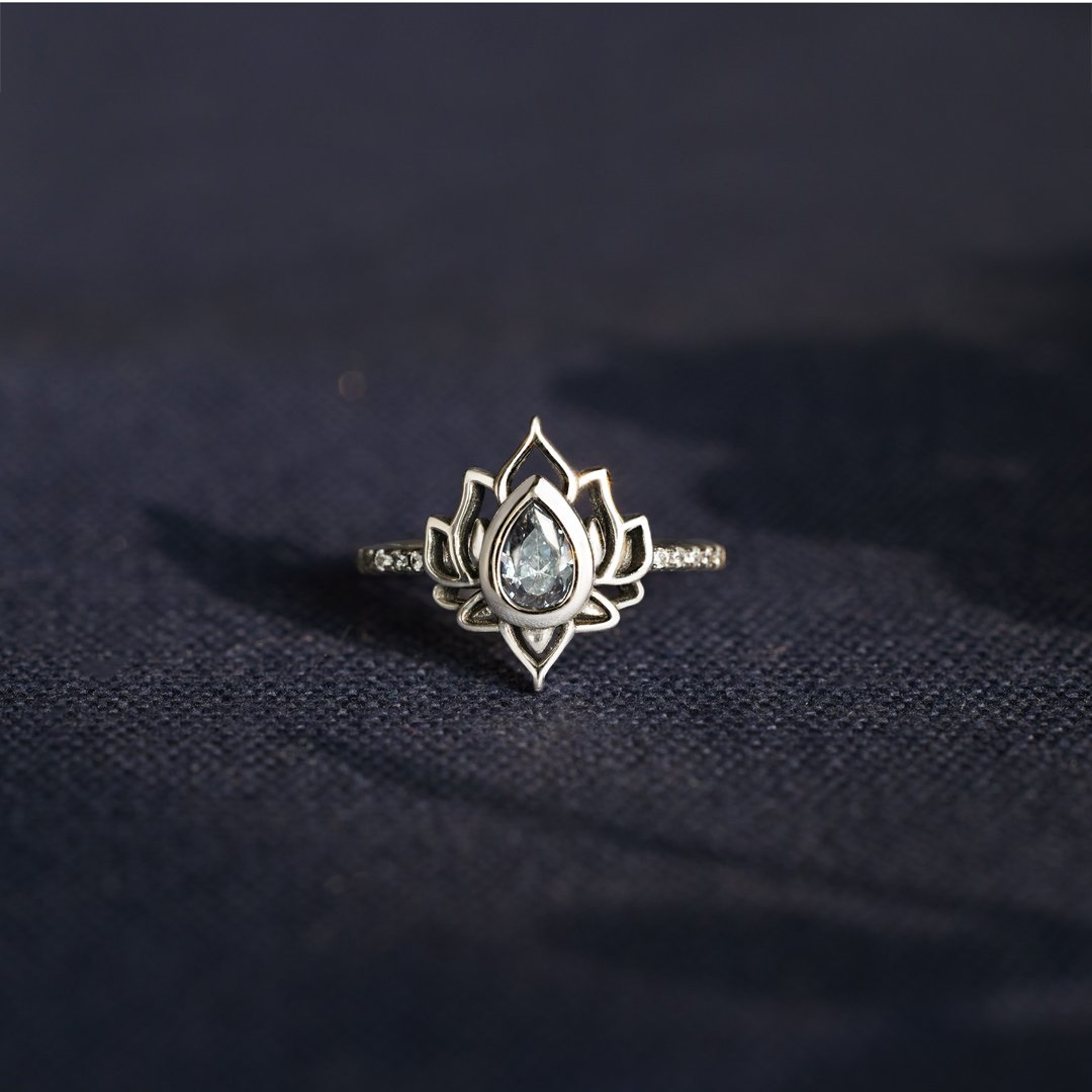 Fck My Trauma Lotus Ring