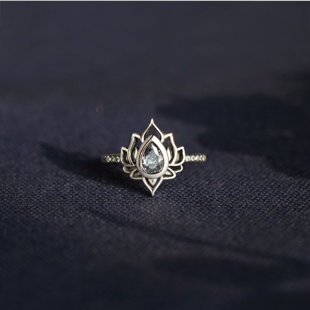 Fck My Trauma Lotus Ring