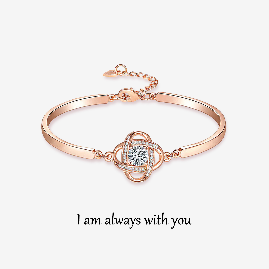 For Daughter - I Am Always With You Knot Bracelet