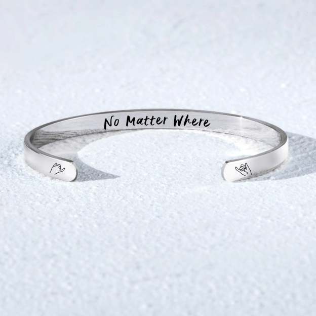 For Friends - No Matter What No Matter Where Cuff Bracelet Set-37bracelet