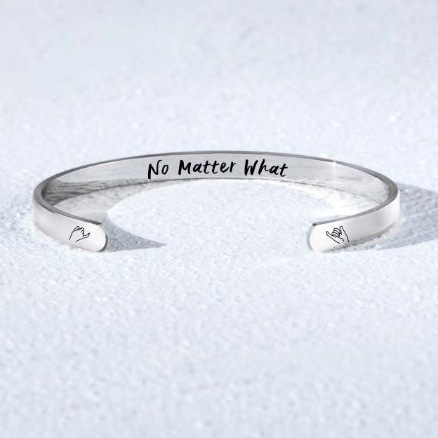 For Friends - No Matter What No Matter Where Cuff Bracelet Set-37bracelet