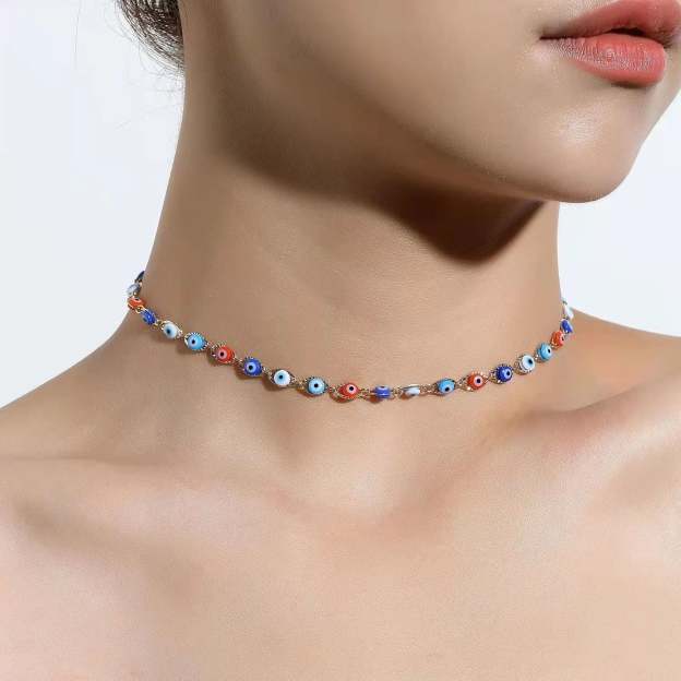 Evil Eye Choker-37bracelet