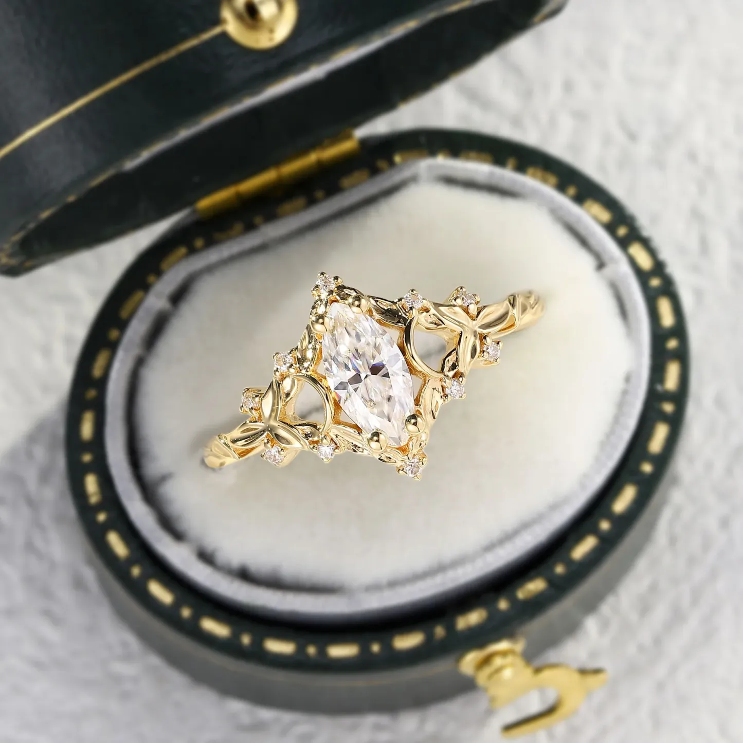 Briar Moon Moissanite Ring