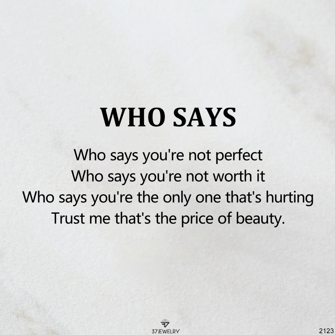 Who Says Dainty Bar Ring