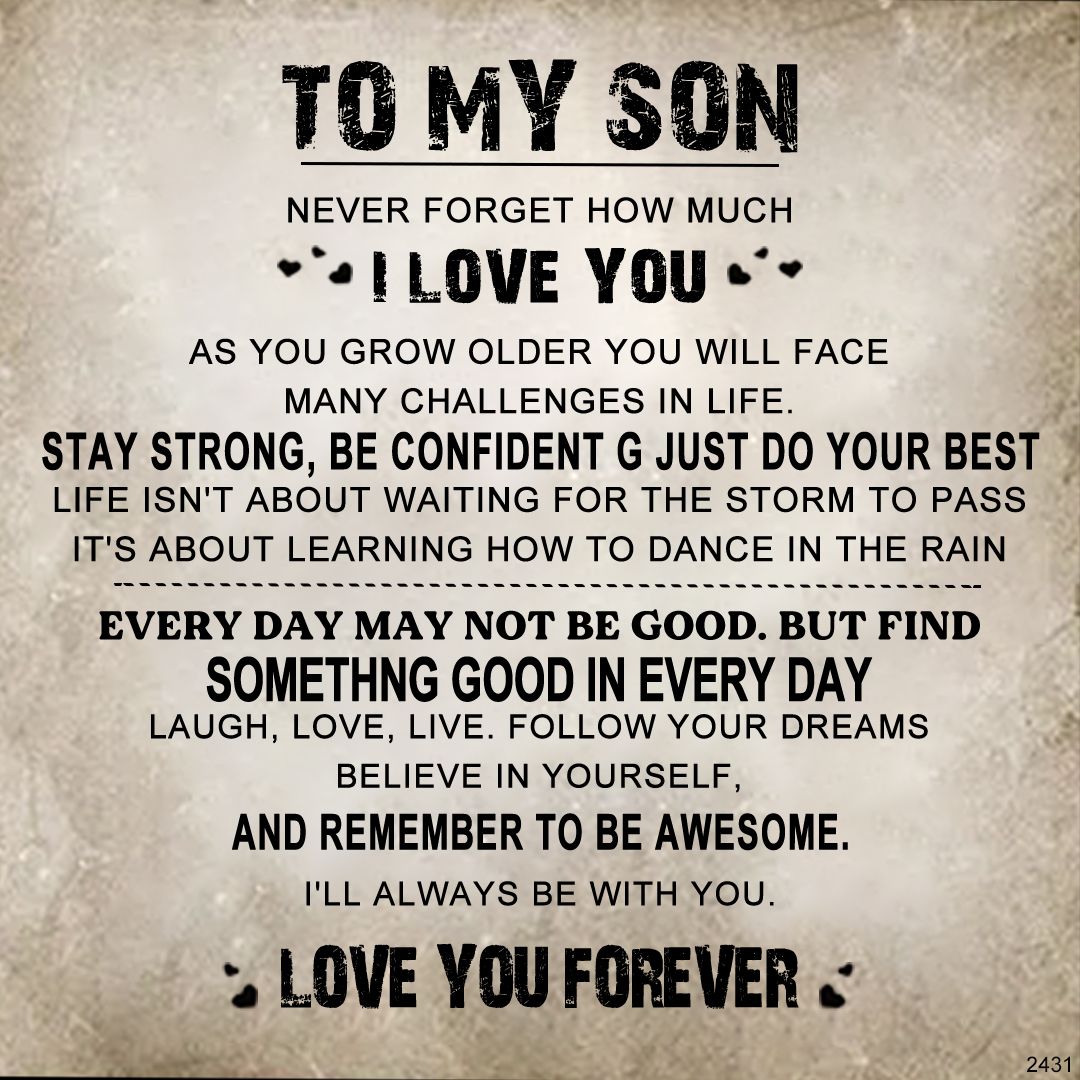 For Son - Laugh, Love, Live Vintage Leather Bracelet