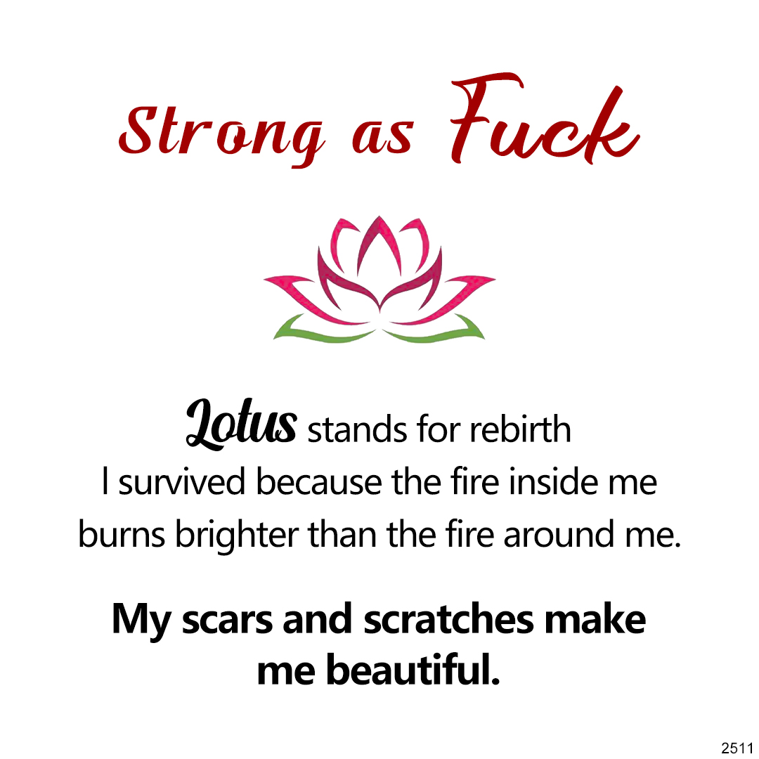 Strong as fuck Lotus Ring