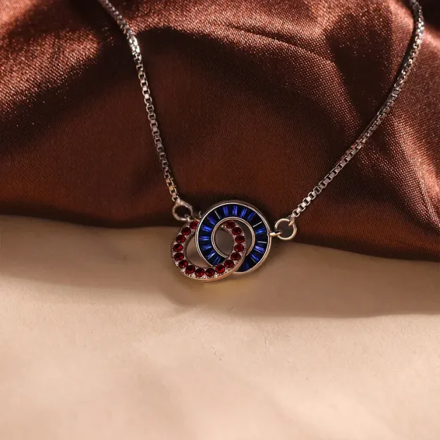 For Granddaughter-Customized Birthstones Circle Bracelet