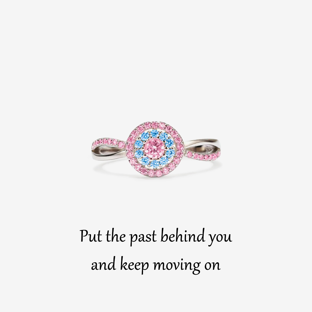 For Self - S925 Pink Blue Round Ring