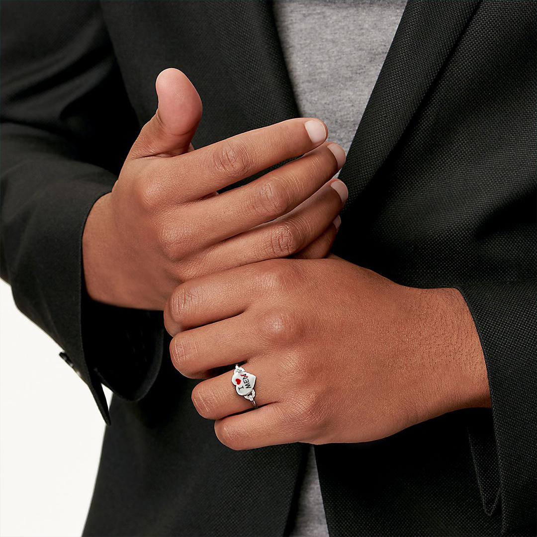 Remember To Love Yourself Full Heart Ring