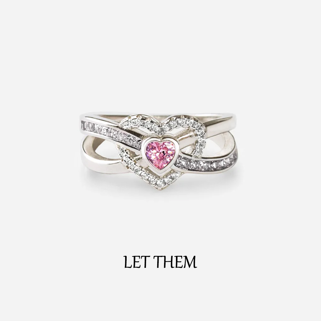 S925 Let Them Infinite Love Diamond Ring
