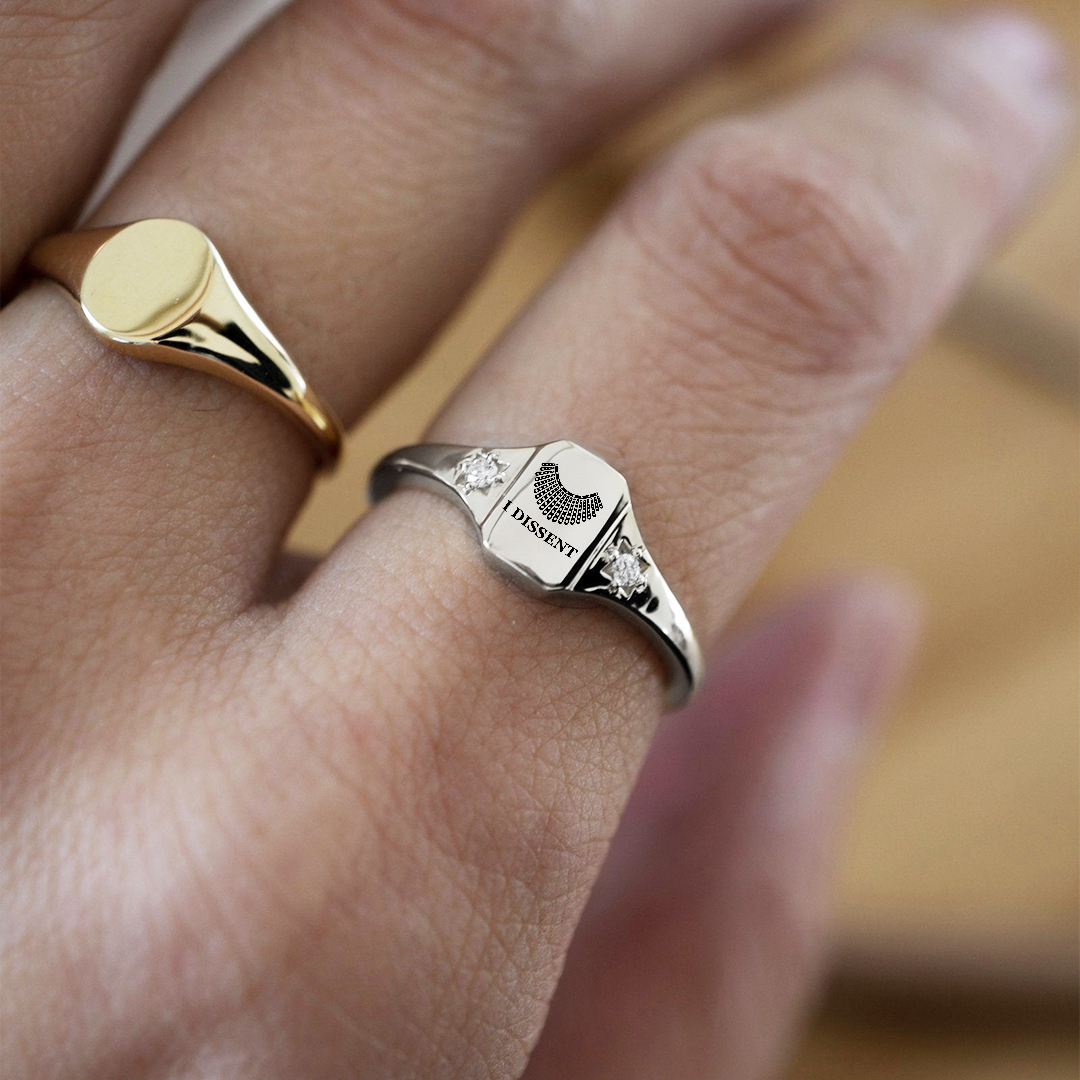 RESIST DISSENT REPEAT- Square Ring