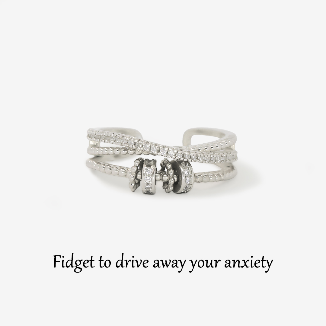 For Daughter - S925 Drive Away Your Anxiety Fidget Ring