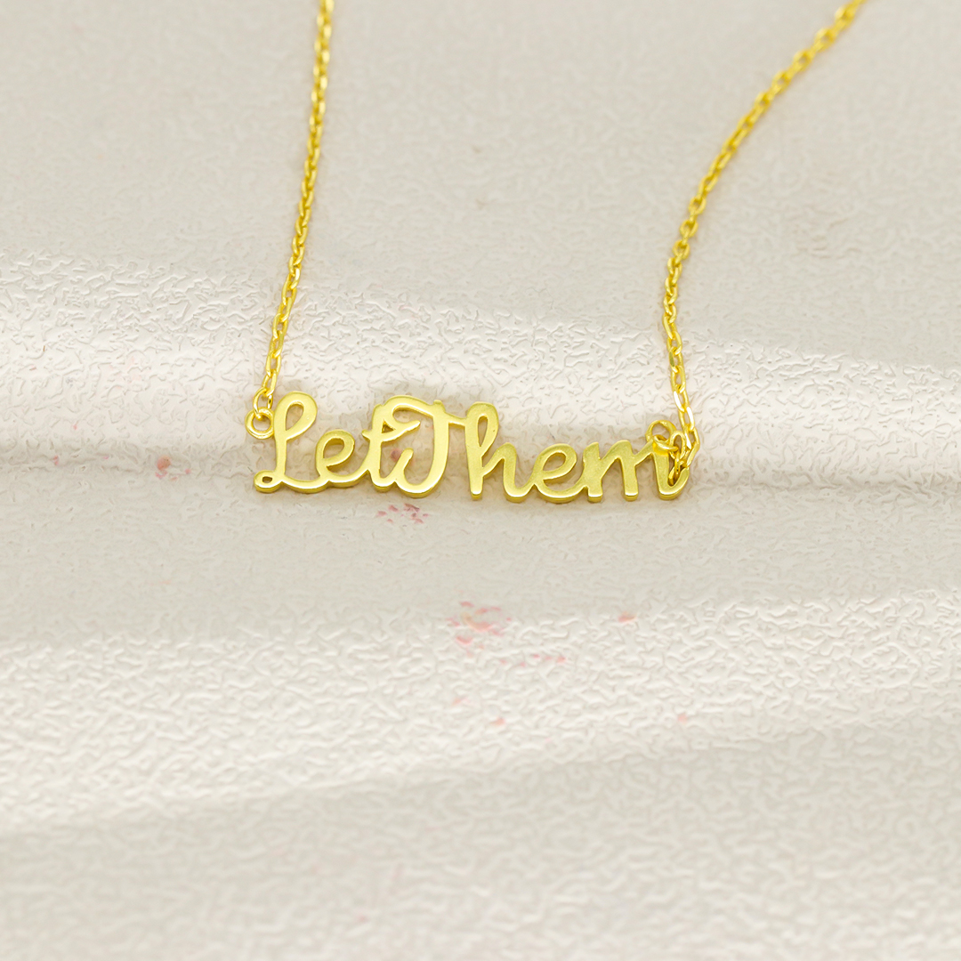 Let Them Cut Necklace