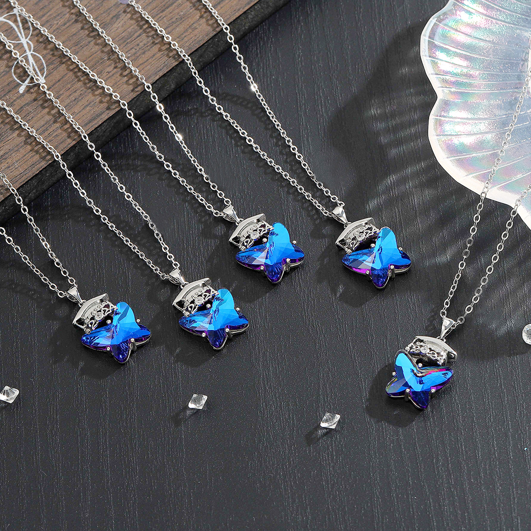 For Graduation - S925 Happy Graduation 2024 Butterfly Necklace