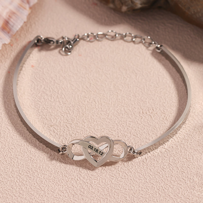 Date Custom Infinite Love Bracelet