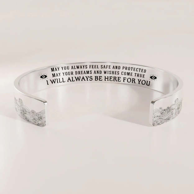 For Daughter - Evil Eye Wave Bracelet-37bracelet