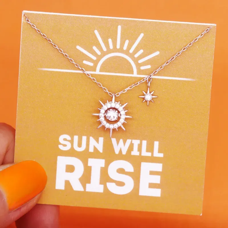 S925 Sun Will Rise Necklace