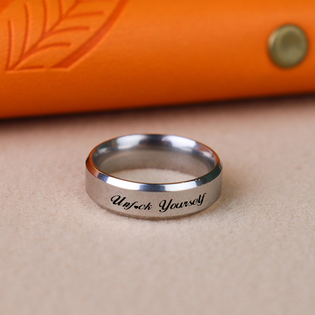 Unfuck Yourself Wide Band Ring