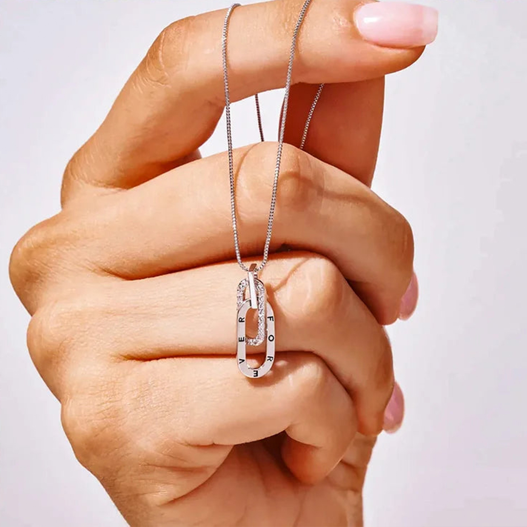 For Bonus Daughter - S925 Always Shine Like The Brightest Star Circle Necklace