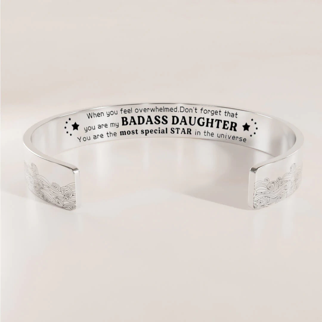 For Daughter - You Are The Most Special Star In The Universe Wave Cuff Bracelet-37bracelet