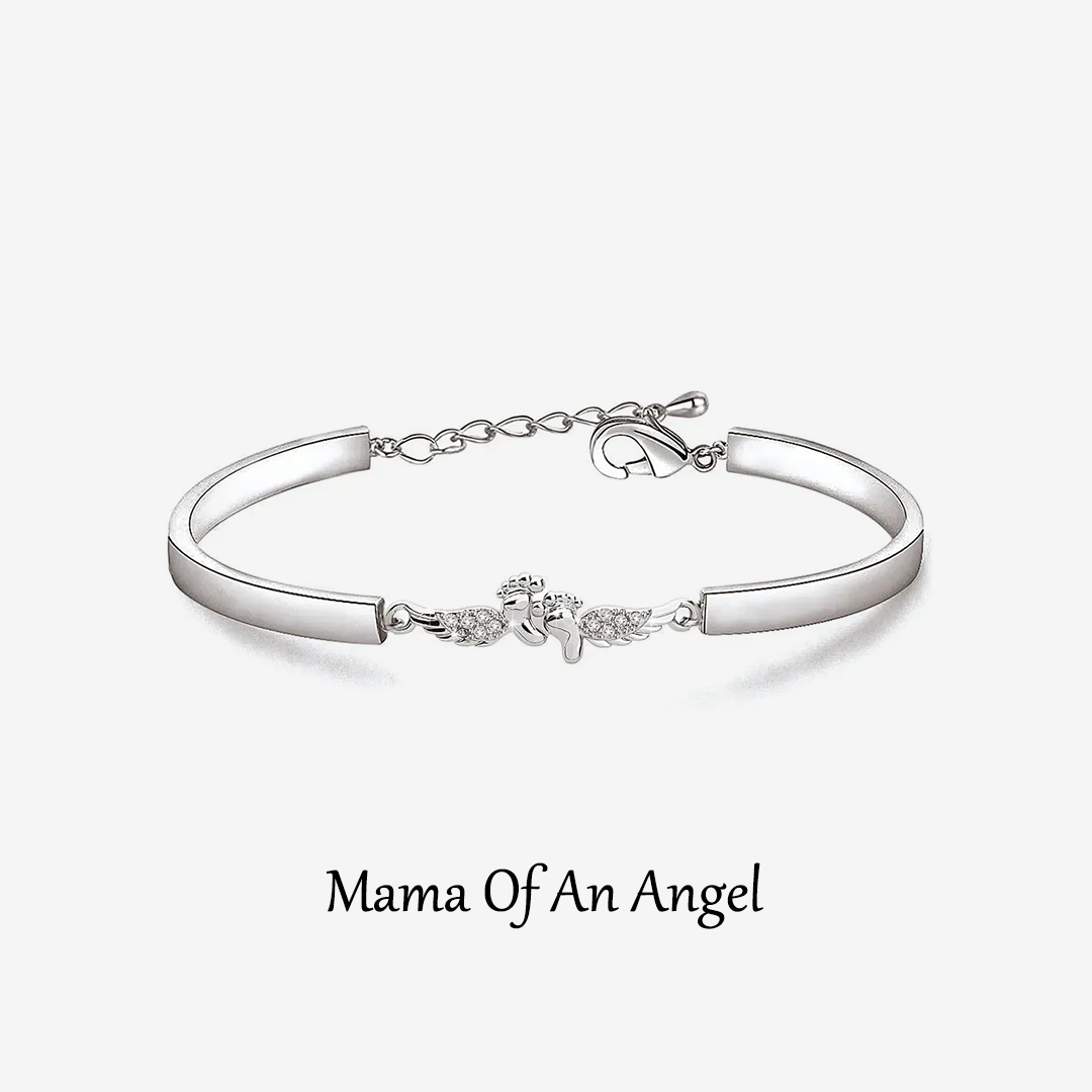 FOR MEMORIAL - MAMA OF AN ANGEL WING BRACELET👼