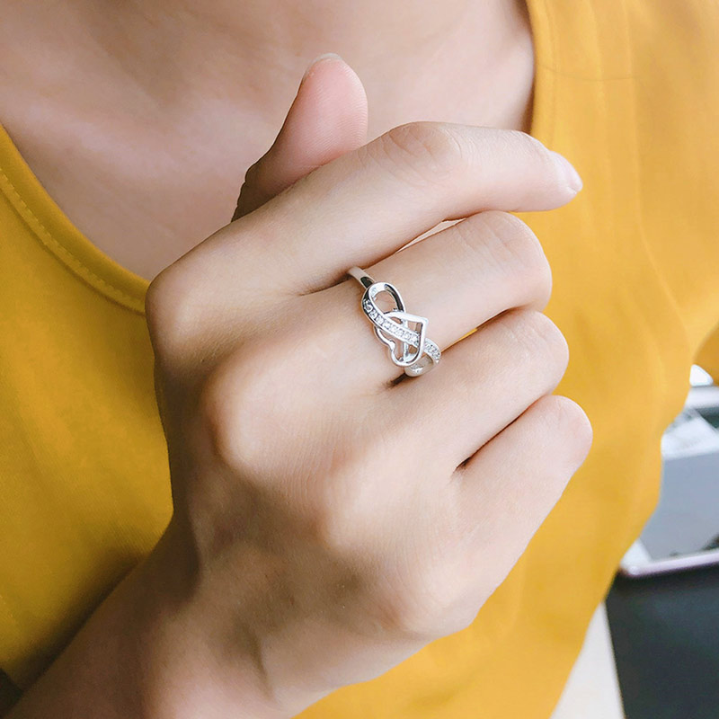 For Daughter-in-Law - You Are Also My Daughter-in-Heart Infinity Heart Ring