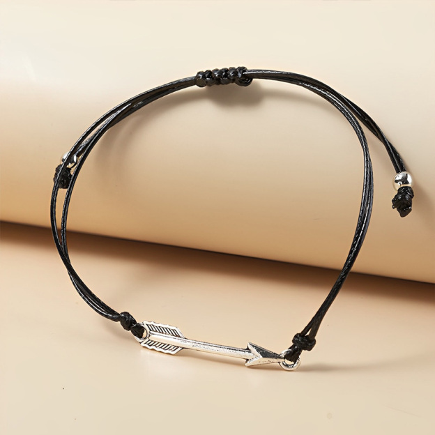 For Friend - Our Friendship Means The World To Me Arrow Braided Bracelet