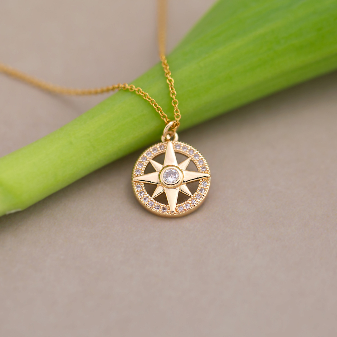For Graduation - Follow You Compass Necklace