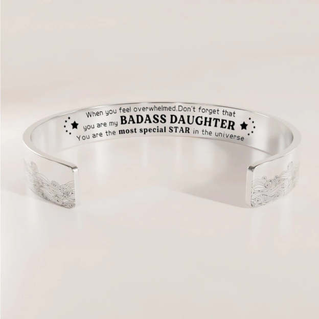 For Daughter - You Are The Most Special Star In The Universe Wave Cuff Bracelet-37bracelet