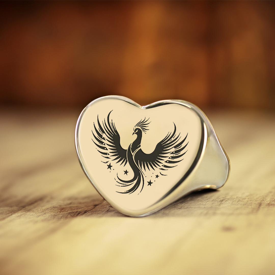 Fuck My Trauma Phoenix Ring