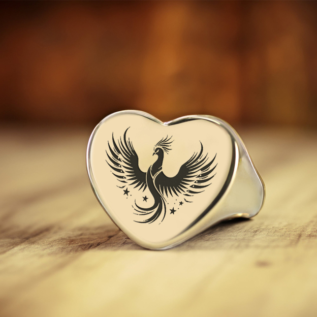 Fuck My Trauma Phoenix Ring