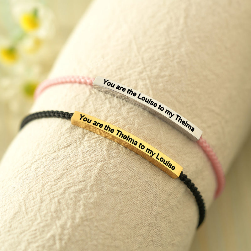 For Friend - You Are The Louise To My Thelma Mtaching Friends Bracelet