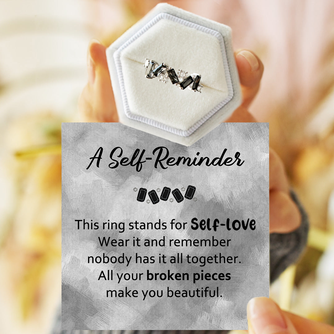 Nobody Has It All Together Black Band Ring