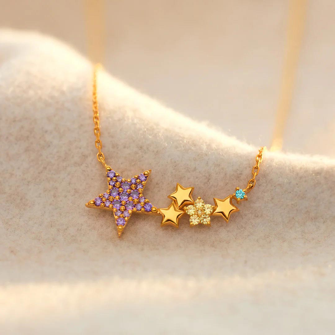 For Bonus Daughter -Shining Star Love Necklace