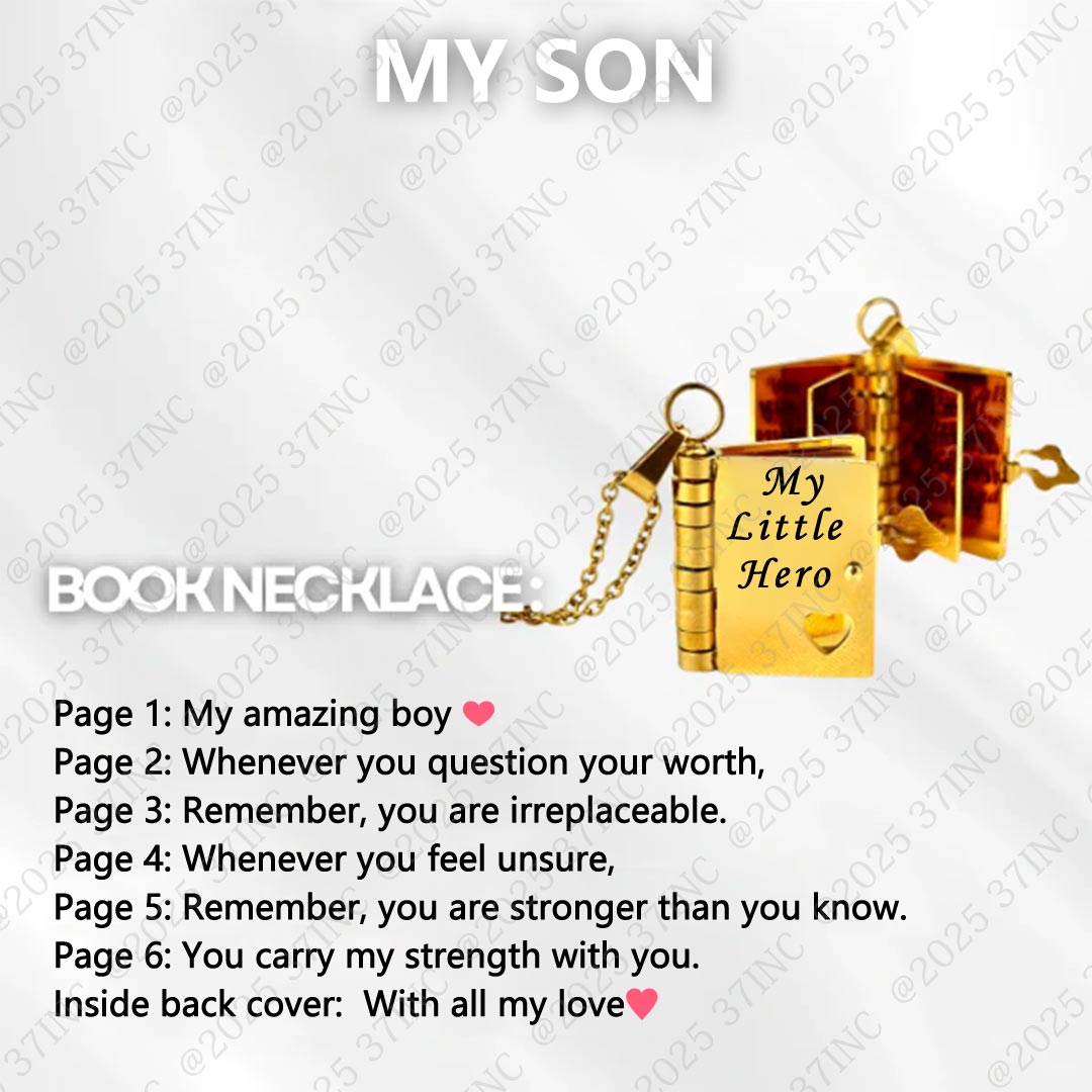 For Son -My Little Hero Necklace