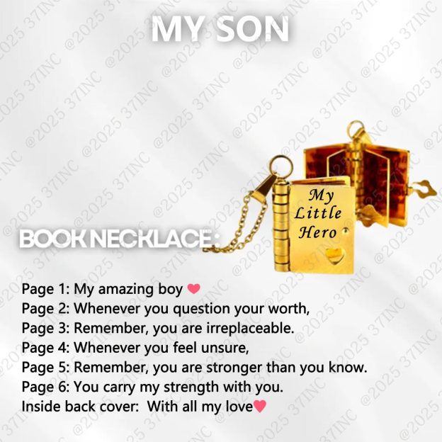 For Son -My Little Hero Necklace