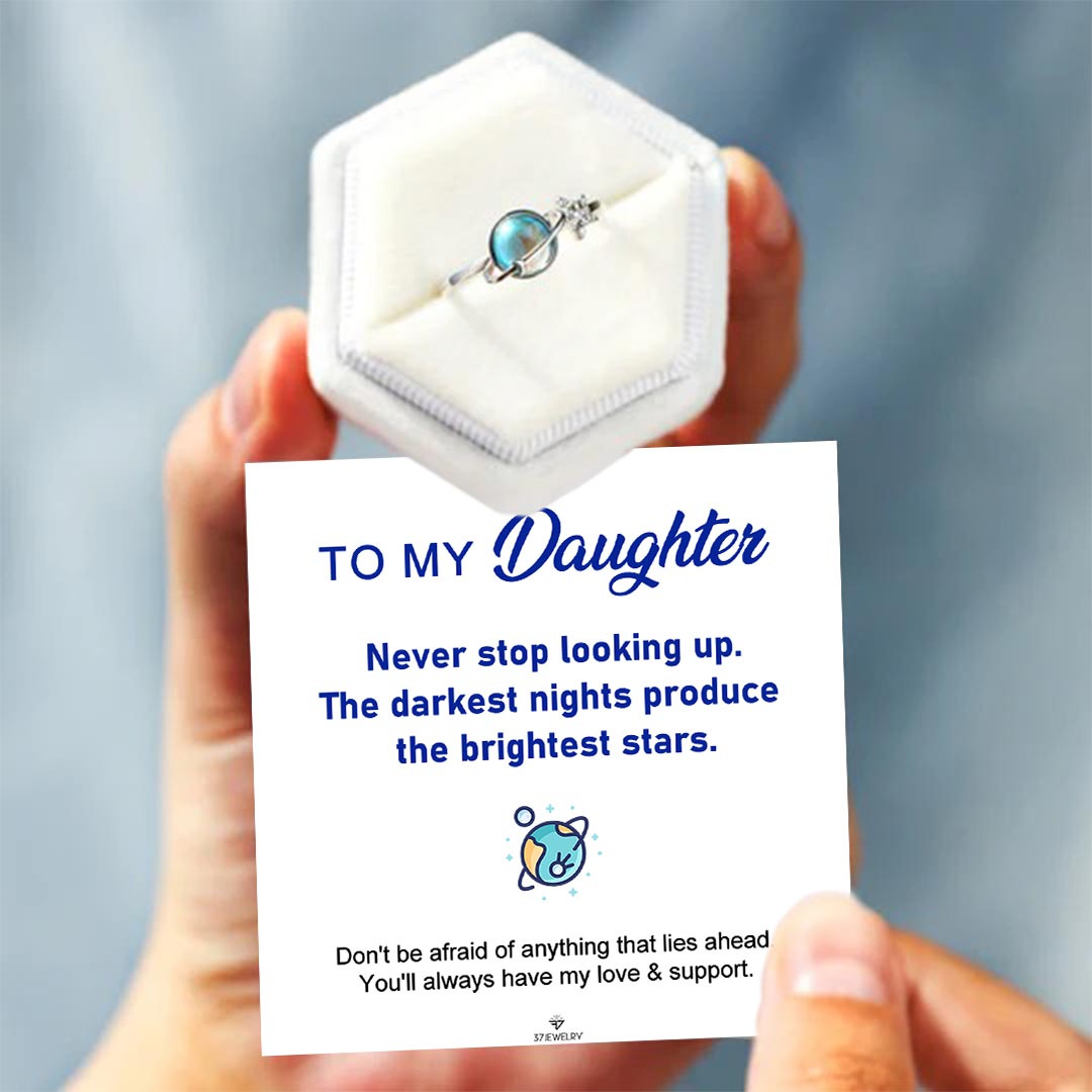 For Daughter -Spinning Star Fidget Ring