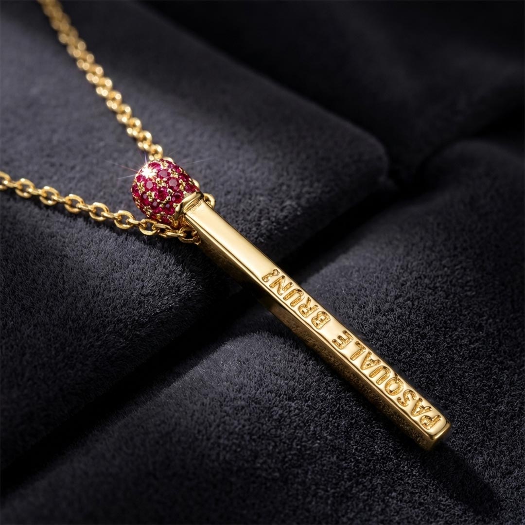 For Self-Ignite Your Light Match Symbol Empowerment Necklace