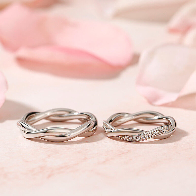 For Love - S925 I Love You Until Infinity Runs Out Wrap Ring
